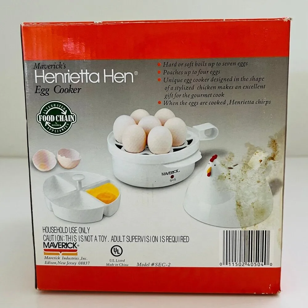 MAVERICK'S Henrietta Hen Egg Cooker (Model # SEC-2)